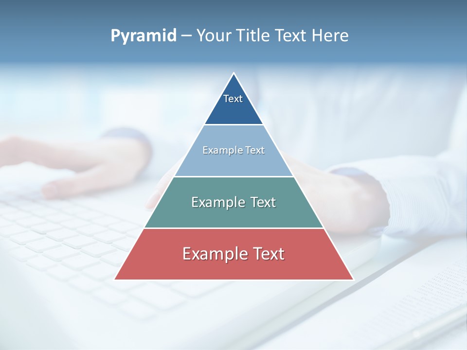 Unrecognizable Operator Hands PowerPoint Template