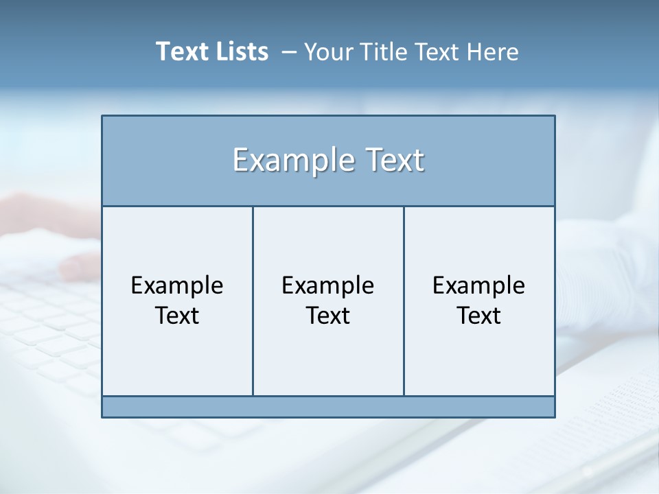 Unrecognizable Operator Hands PowerPoint Template