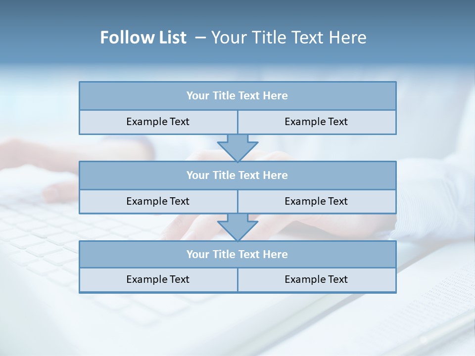 Unrecognizable Operator Hands PowerPoint Template