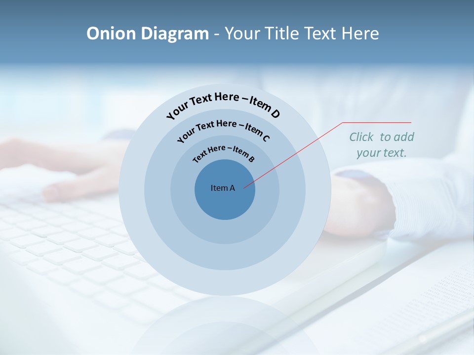 Unrecognizable Operator Hands PowerPoint Template