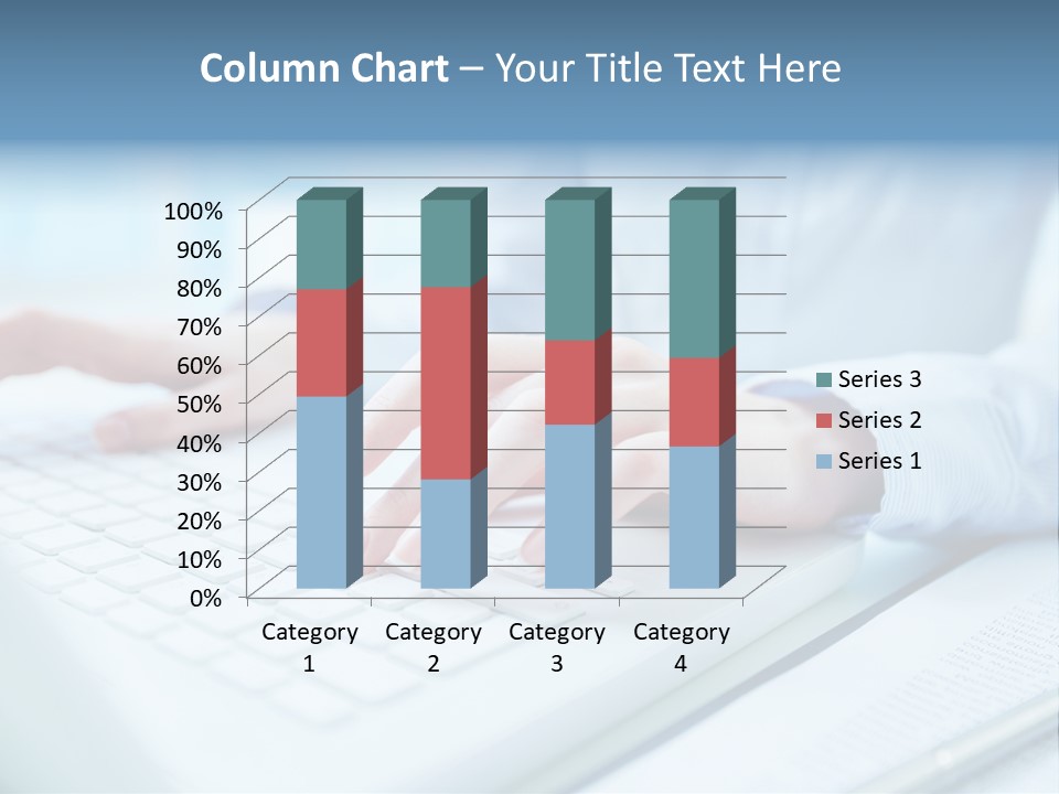 Unrecognizable Operator Hands PowerPoint Template