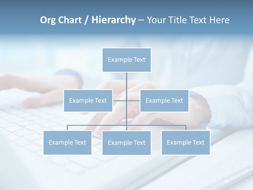 Unrecognizable Operator Hands PowerPoint Template