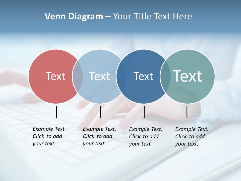 Unrecognizable Operator Hands PowerPoint Template