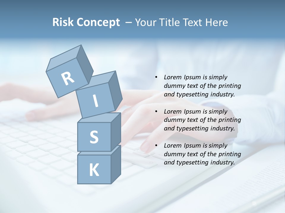 Unrecognizable Operator Hands PowerPoint Template