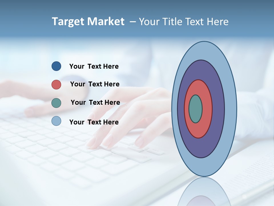 Unrecognizable Operator Hands PowerPoint Template