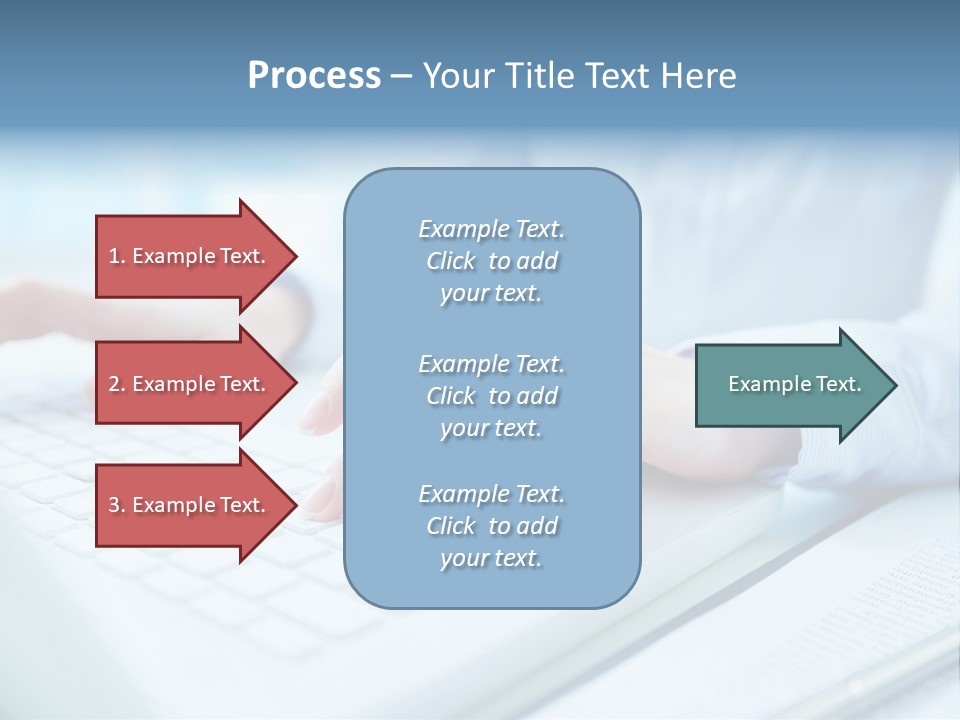 Unrecognizable Operator Hands PowerPoint Template