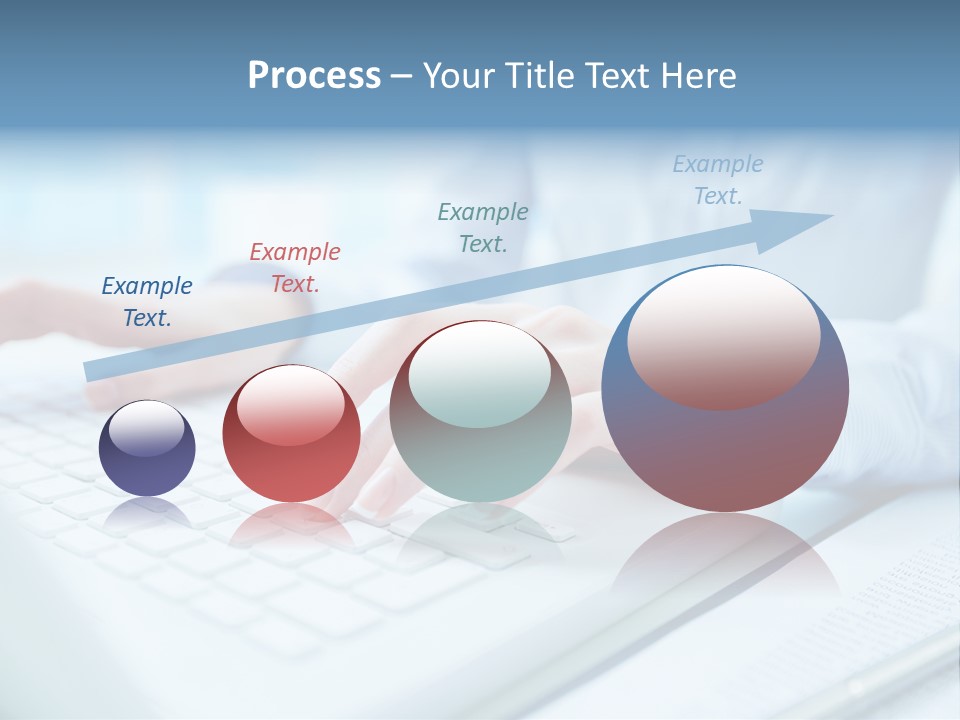 Unrecognizable Operator Hands PowerPoint Template