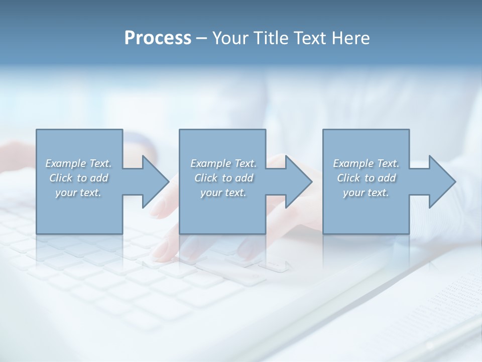 Unrecognizable Operator Hands PowerPoint Template