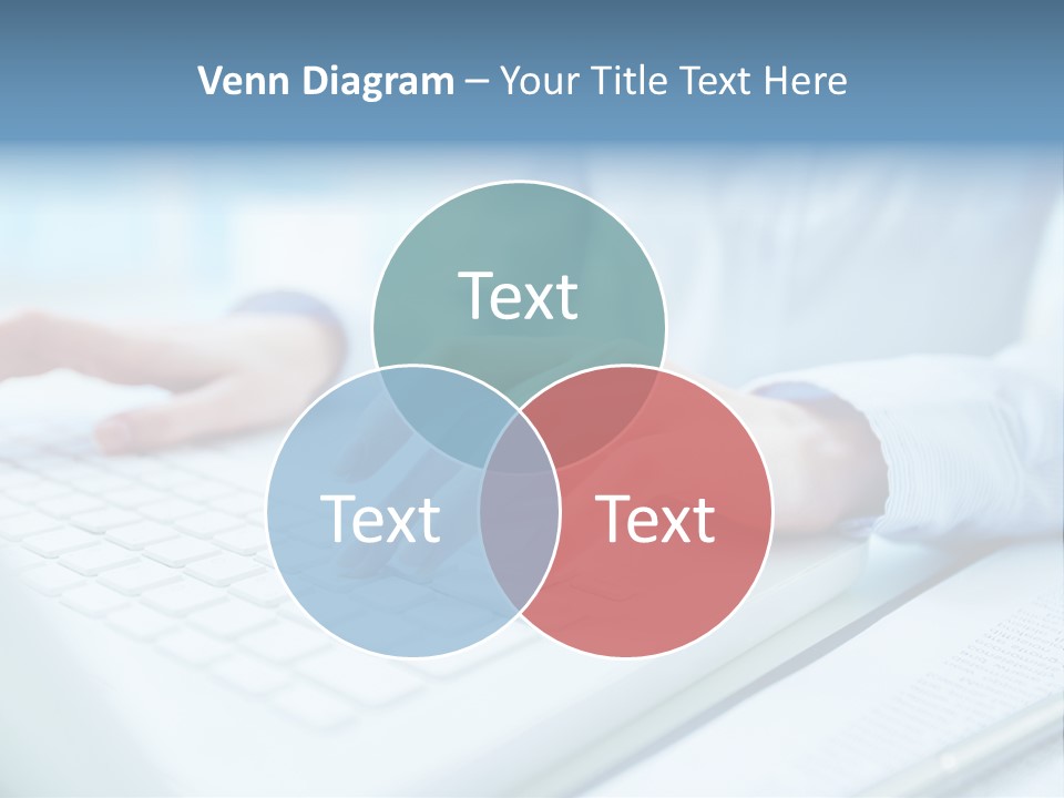 Unrecognizable Operator Hands PowerPoint Template