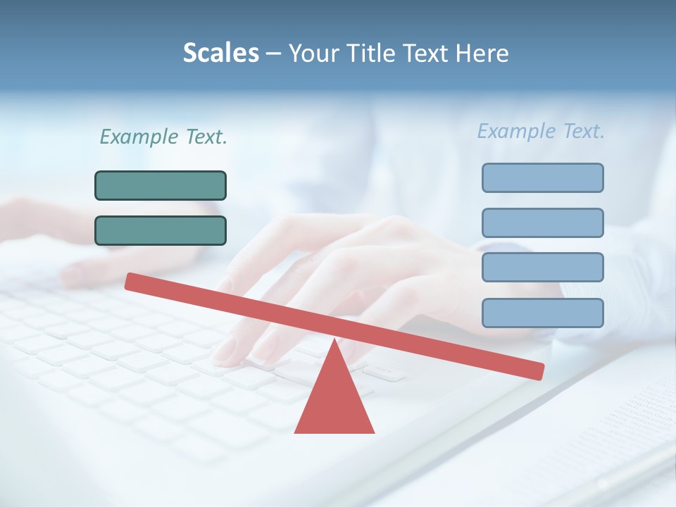 Unrecognizable Operator Hands PowerPoint Template
