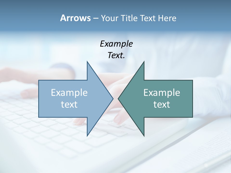Unrecognizable Operator Hands PowerPoint Template