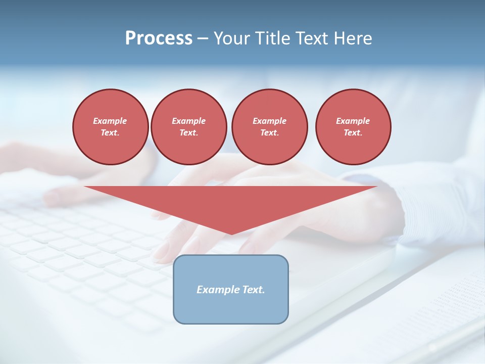 Unrecognizable Operator Hands PowerPoint Template