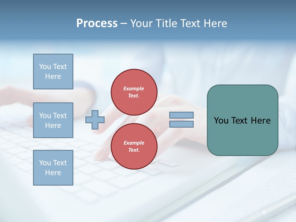 Unrecognizable Operator Hands PowerPoint Template