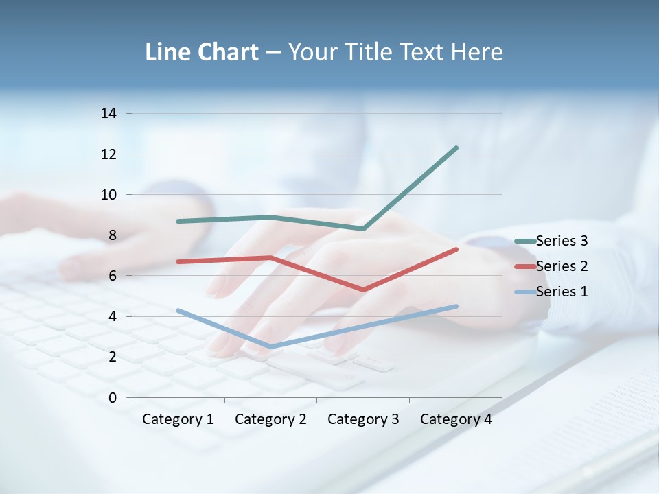 Unrecognizable Operator Hands PowerPoint Template