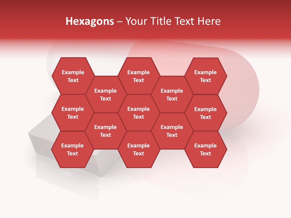 Macro Red White PowerPoint Template