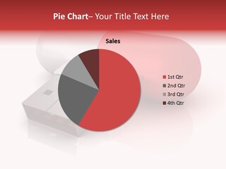 Macro Red White PowerPoint Template