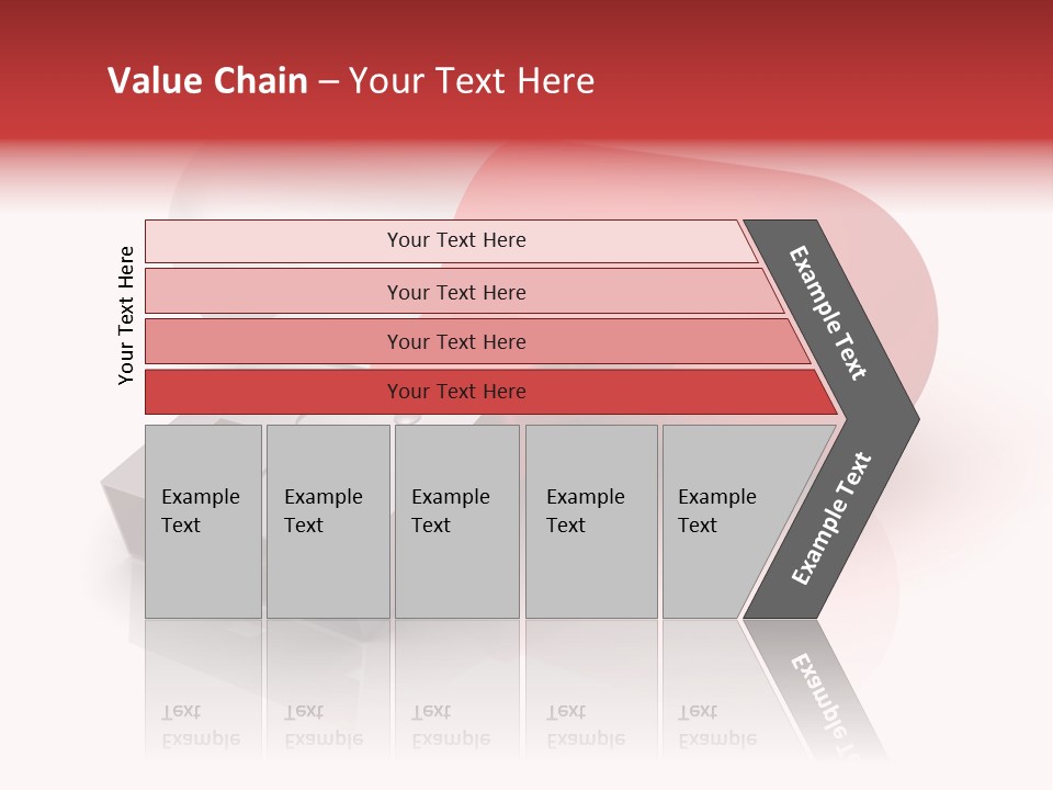 Macro Red White PowerPoint Template