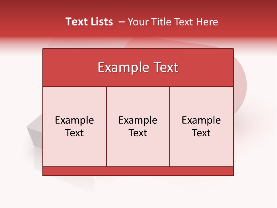Macro Red White PowerPoint Template