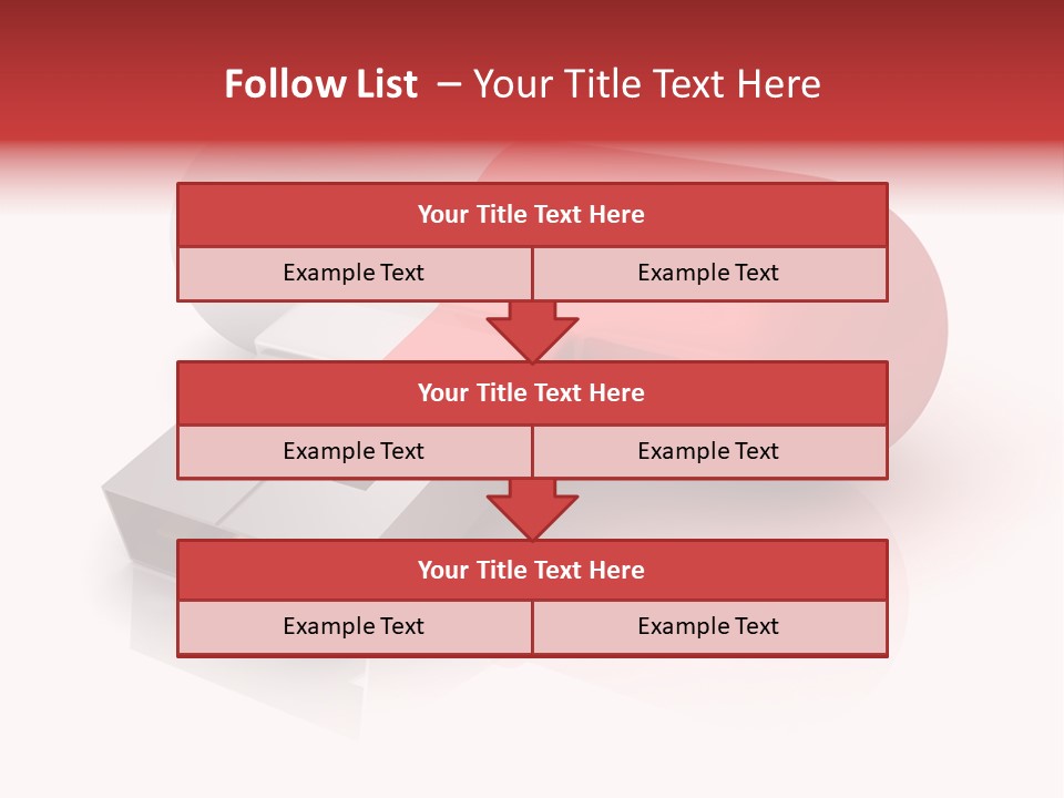 Macro Red White PowerPoint Template