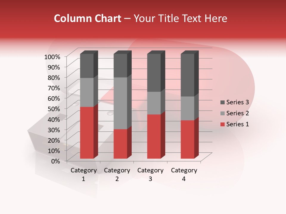 Macro Red White PowerPoint Template