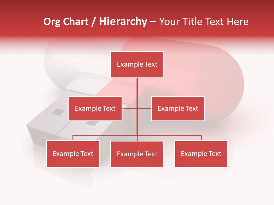 Macro Red White PowerPoint Template