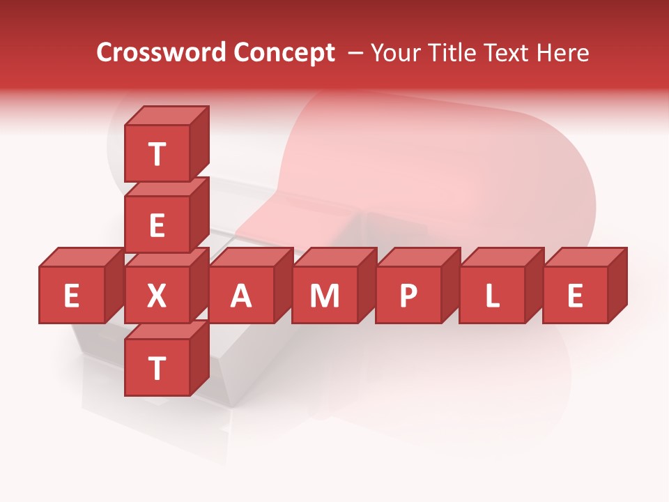 Macro Red White PowerPoint Template