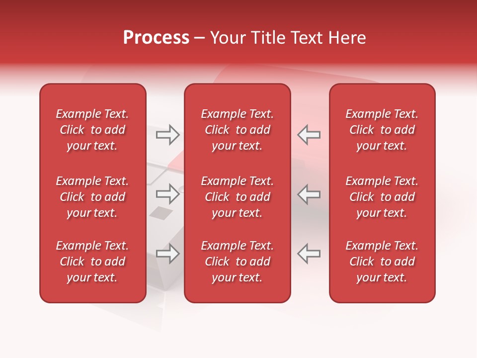 Macro Red White PowerPoint Template