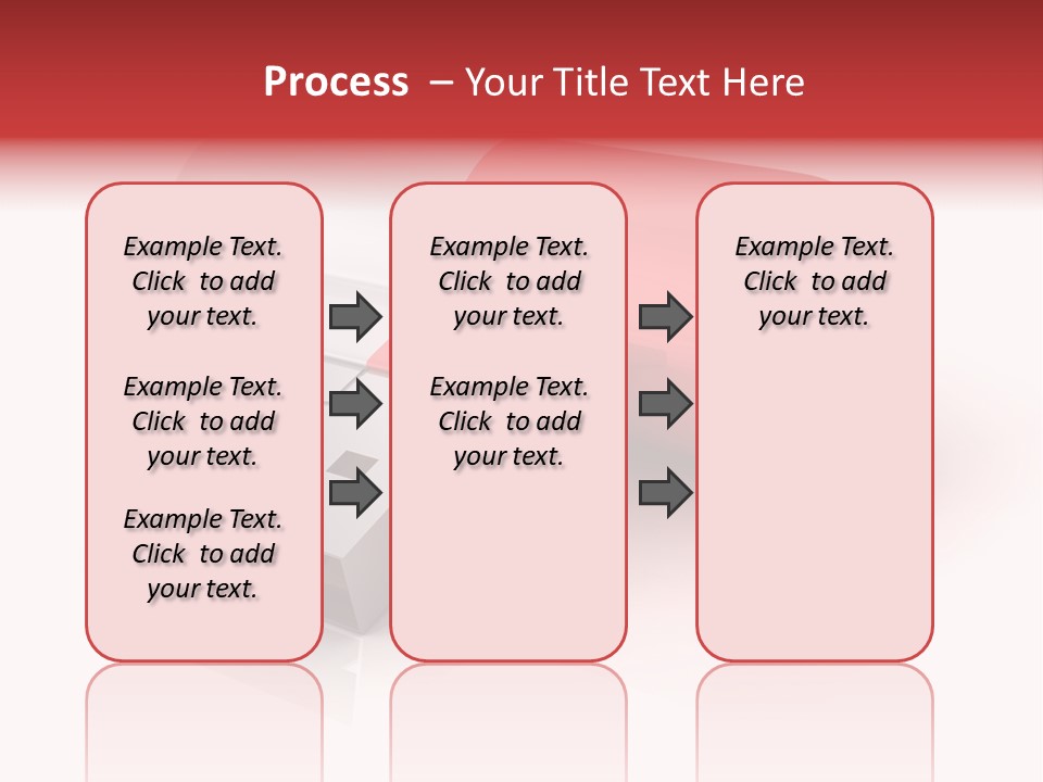 Macro Red White PowerPoint Template