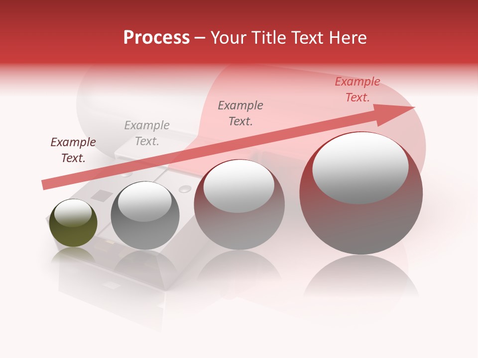 Macro Red White PowerPoint Template