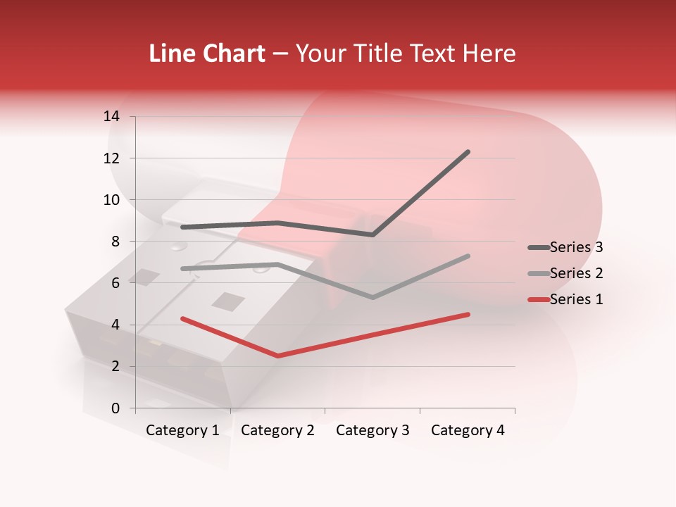 Macro Red White PowerPoint Template