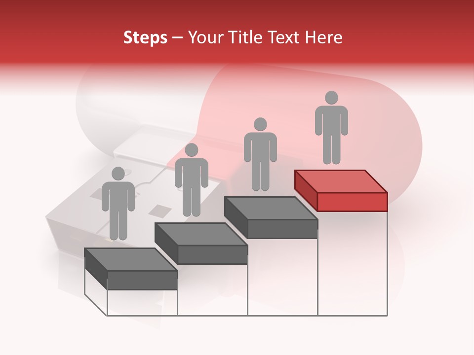 Macro Red White PowerPoint Template