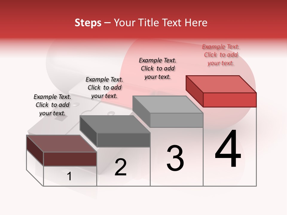Macro Red White PowerPoint Template