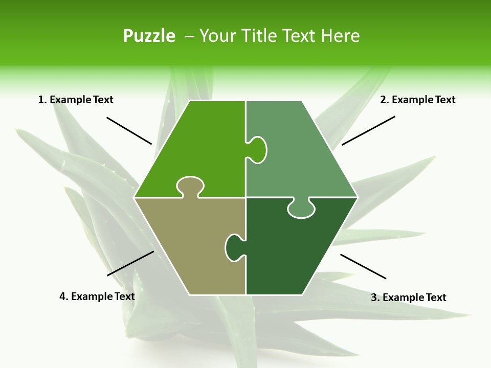 Nature White Green PowerPoint Template