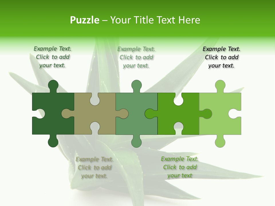 Nature White Green PowerPoint Template