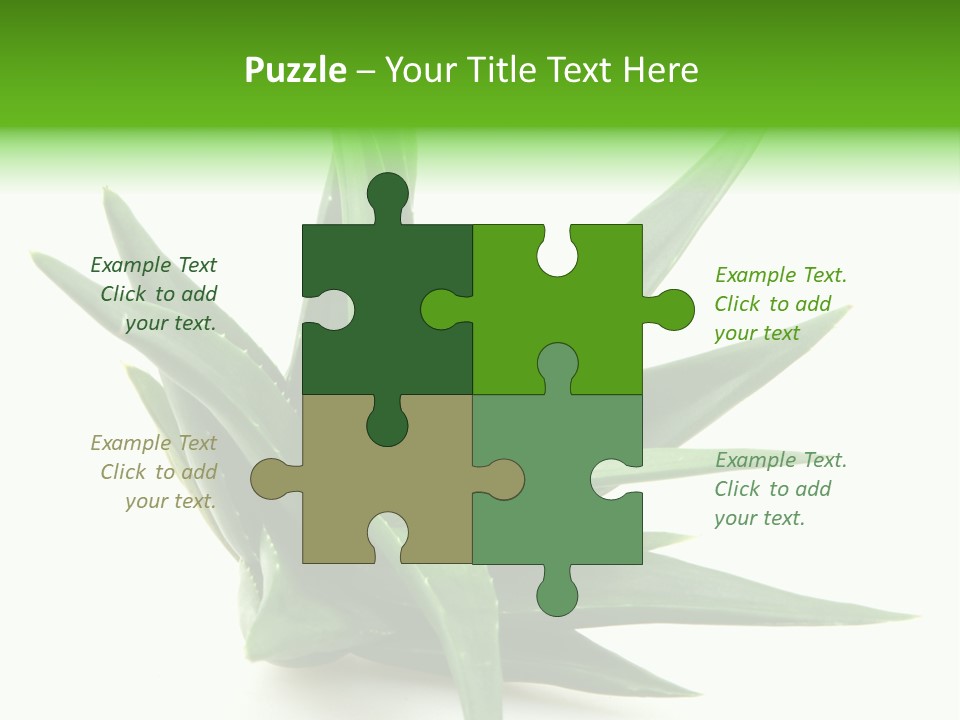 Nature White Green PowerPoint Template