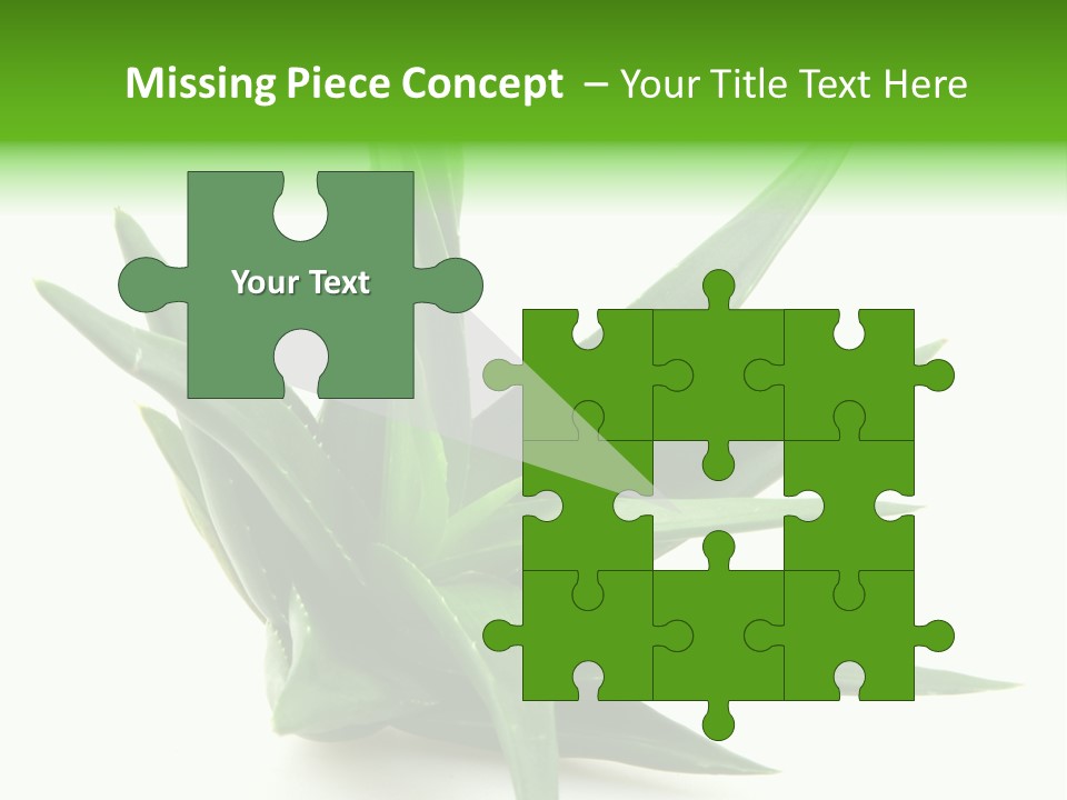 Nature White Green PowerPoint Template