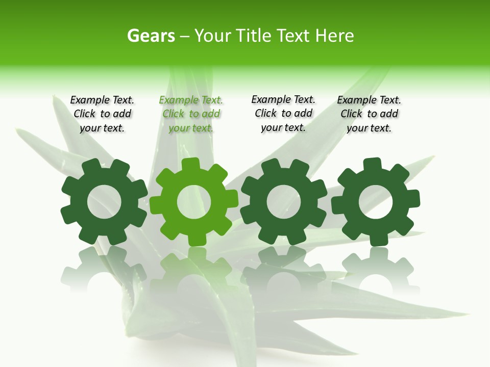 Nature White Green PowerPoint Template