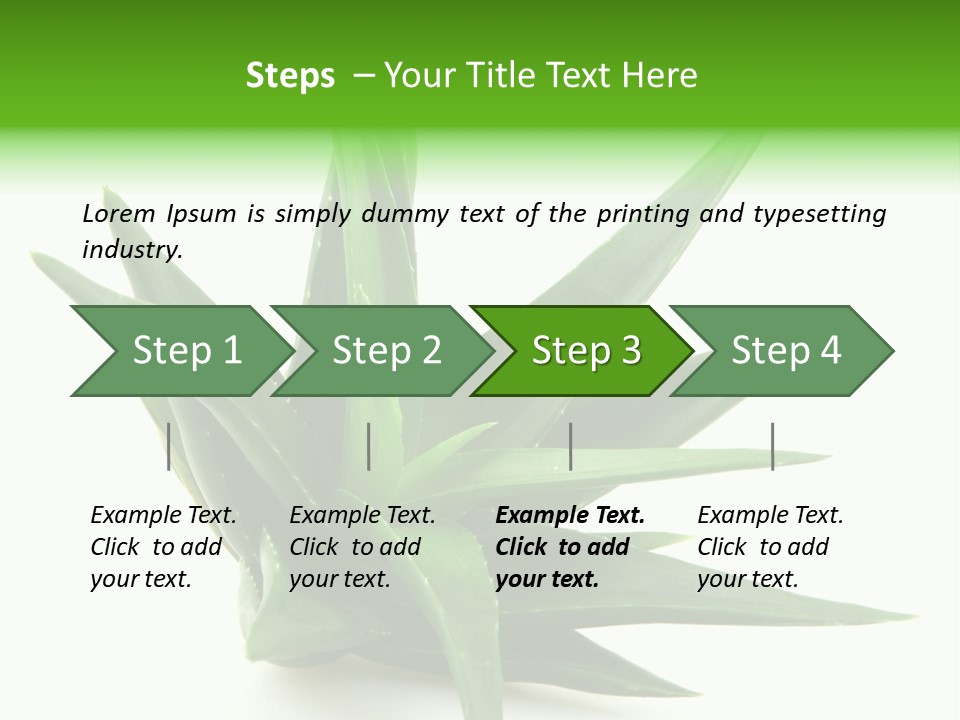 Nature White Green PowerPoint Template