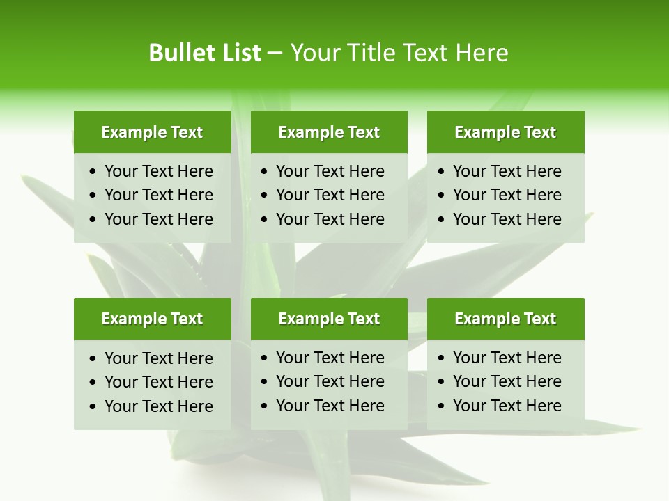 Nature White Green PowerPoint Template