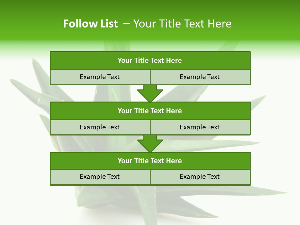 Nature White Green PowerPoint Template
