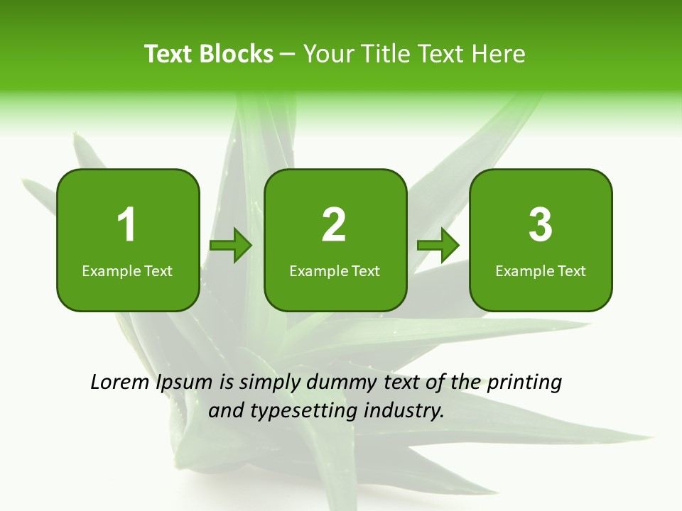 Nature White Green PowerPoint Template