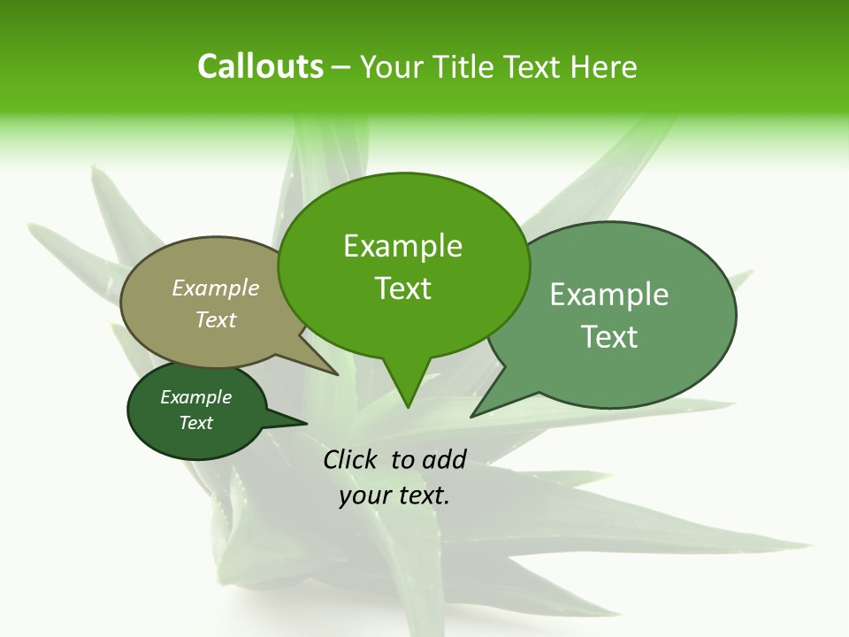 Nature White Green PowerPoint Template