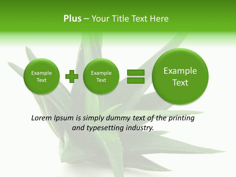 Nature White Green PowerPoint Template