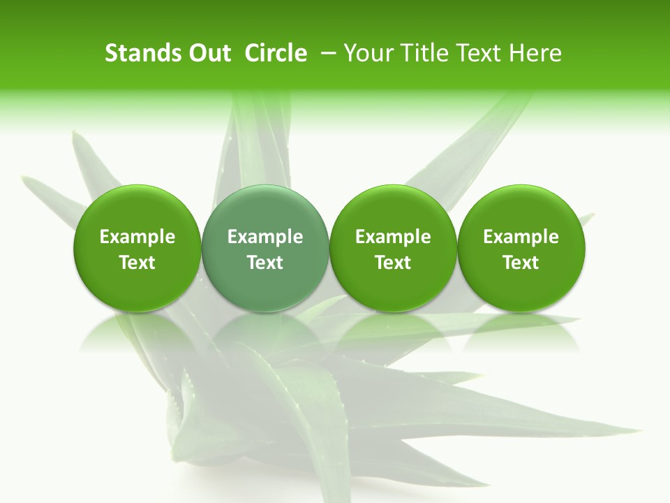 Nature White Green PowerPoint Template