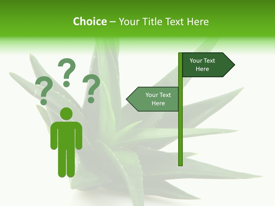 Nature White Green PowerPoint Template