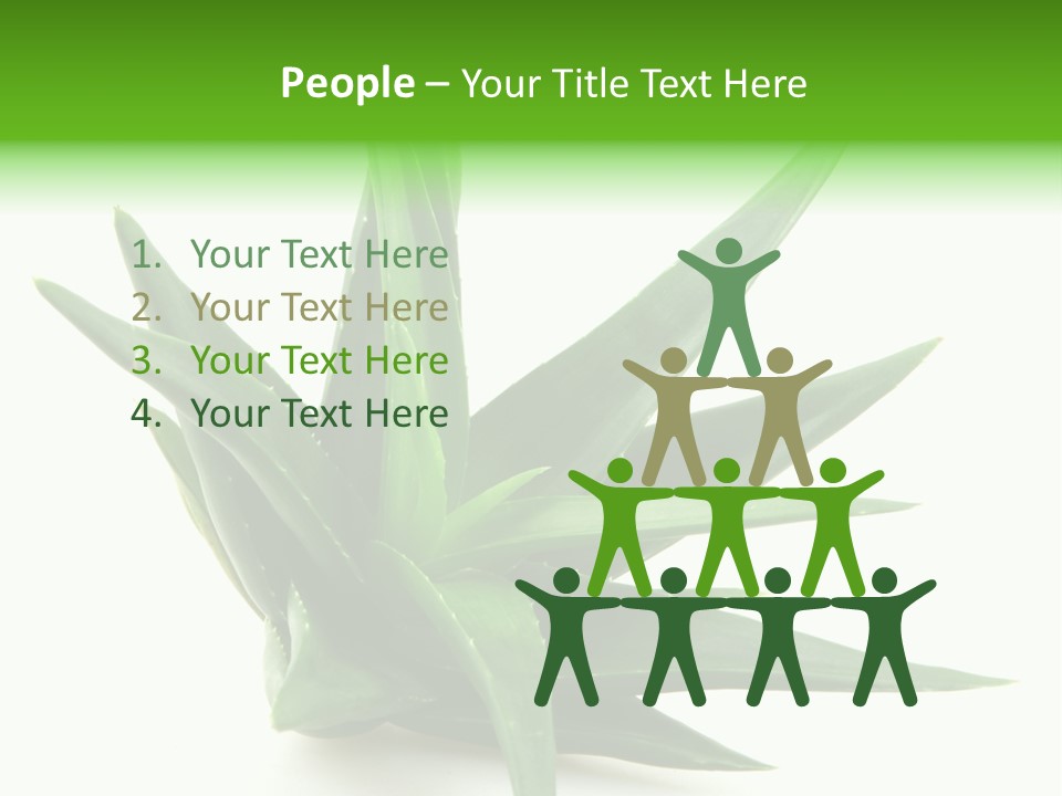 Nature White Green PowerPoint Template