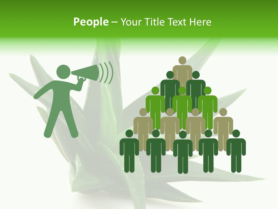 Nature White Green PowerPoint Template