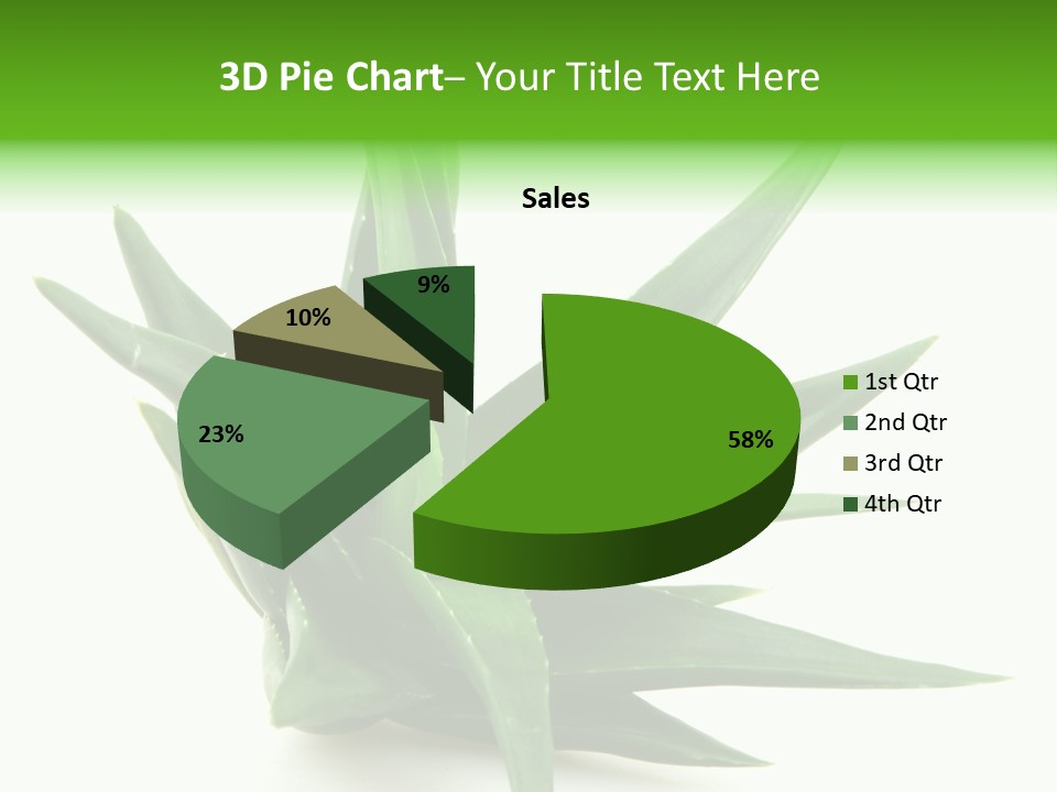 Nature White Green PowerPoint Template