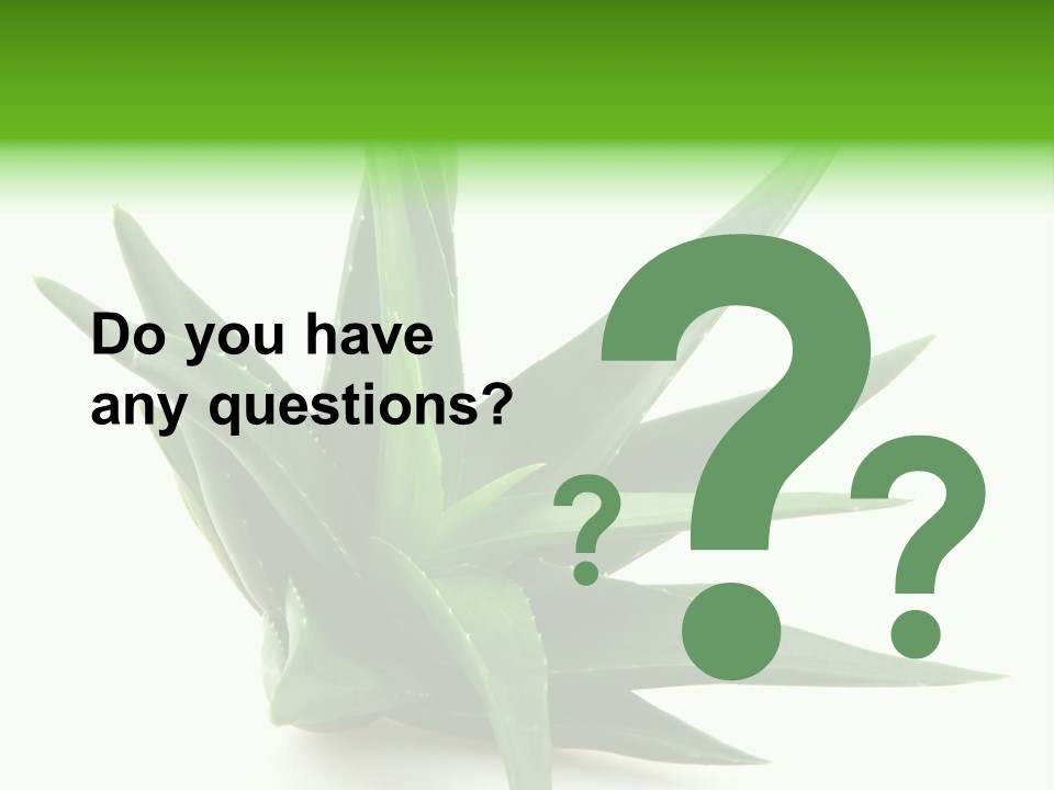 Nature White Green PowerPoint Template