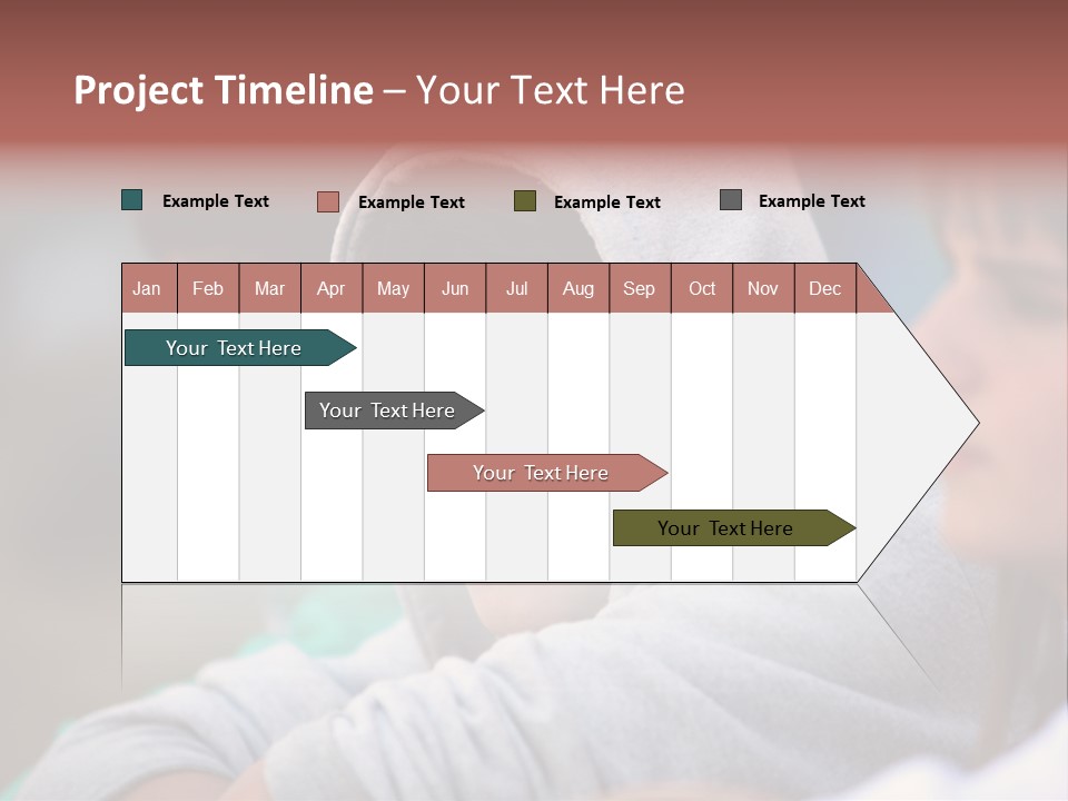 Thoughtful Caucasian Eye PowerPoint Template